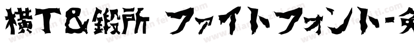 横丁＆鍛所 ファイトフォント字体转换